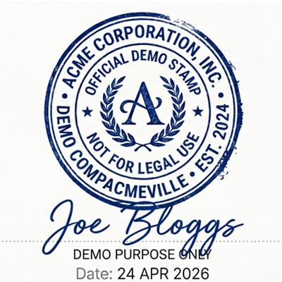 Demo Shipowner Signature & Seal